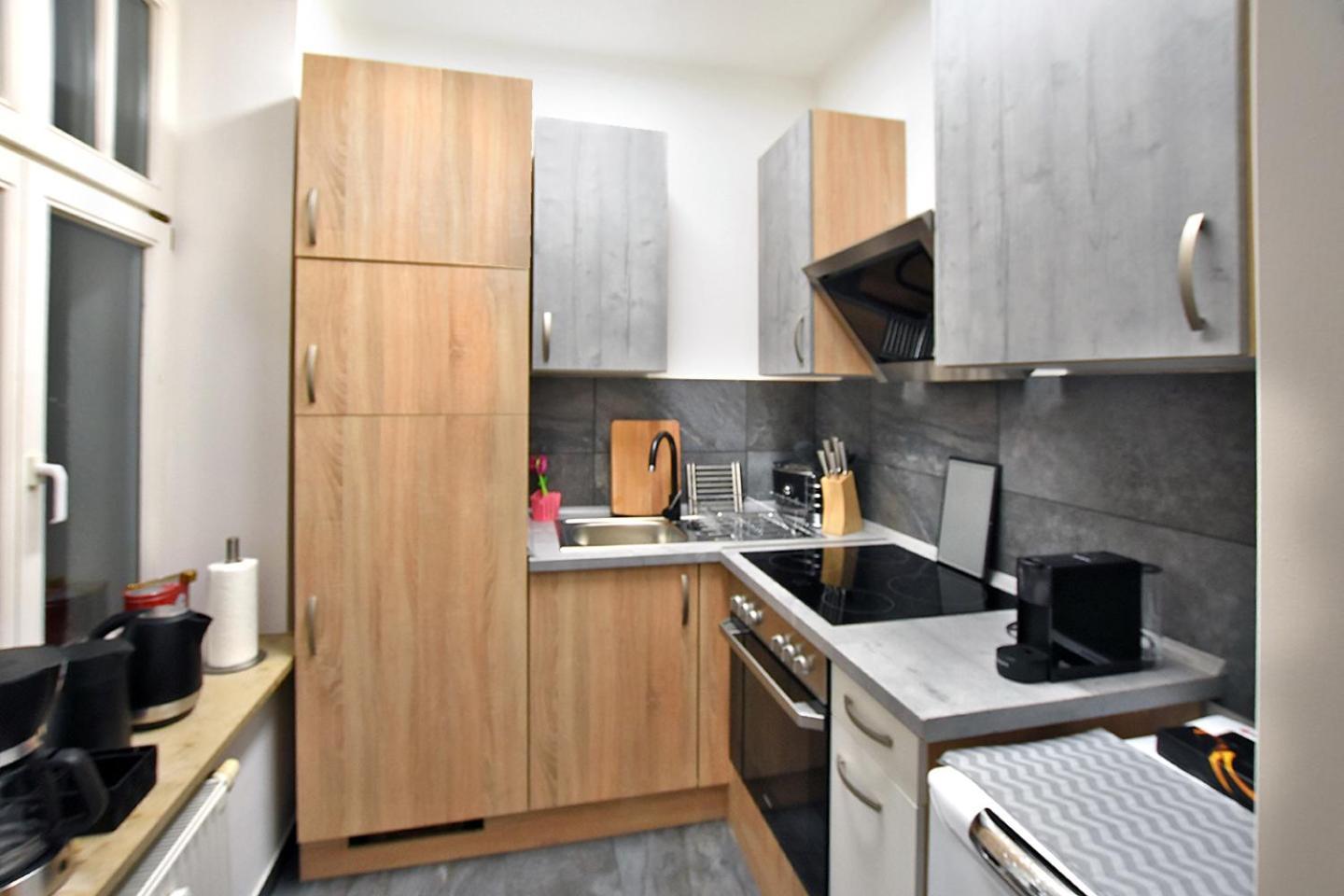 Stylisches City Appartment In Chemnitz Bester Lage! Buitenkant foto