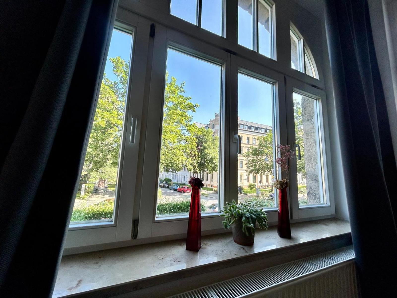 Stylisches City Appartment In Chemnitz Bester Lage! Buitenkant foto